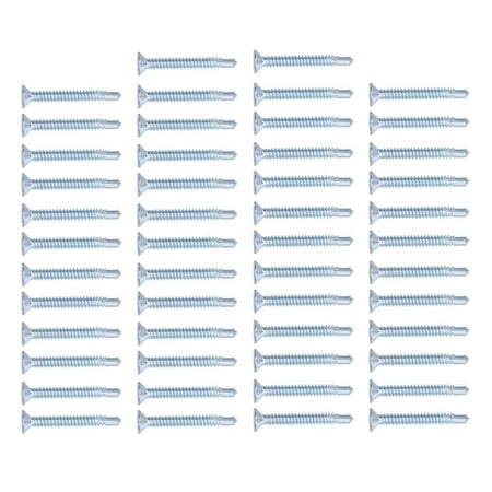 Self Drilling Screw Carbon Steel RustProof 50Pcs 4.8x38mm Self Drilling Screws Set Non Slip CorrosionResistant For Wood Work Flat Head
Self Drilling Screw Carbon Steel RustProof 50Pcs 4.8x38mm Self Drilling Screws Set Non Slip CorrosionResistant For Wood Work Flat Head