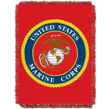 The Northwest Company United States Marines Jacquard 48" x 60" Throw
