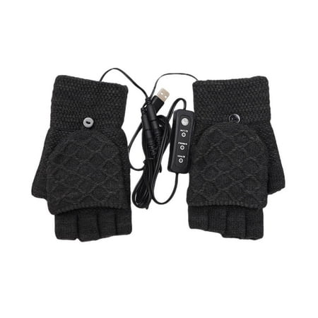 Merotable Half-Finger Heated Gloves USB Woven Winter Warm Heating Gloves Fingerless Heating Hand Warmer Washable Knitted Gloves Women Men
Merotable Half-Finger Heated Gloves USB Woven Winter Warm Heating Gloves Fingerless Heating Hand Warmer Washable Knitted Gloves Women Men