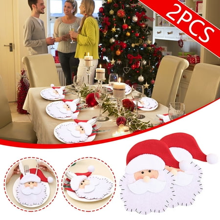 Kokovifyves Home and Garden Kitchen Supplies Christmas Items Santa Claus Knife and Fork Set Christmas Tableware Bag
Kokovifyves Home and Garden Kitchen Supplies Christmas Items Santa Claus Knife and Fork Set Christmas Tableware Bag