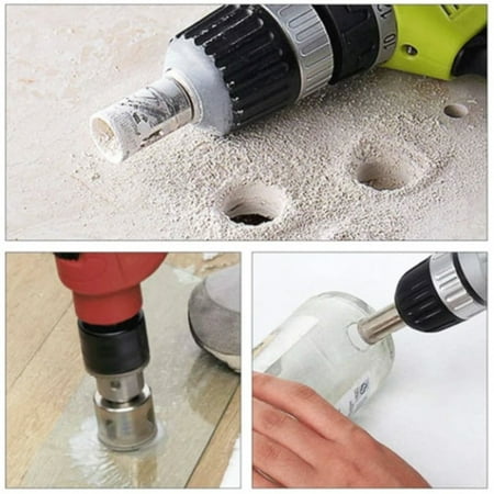 GXSR 10PCS Diamond Drill Bits - Glass and Tile Hollow Core Drill Bits Extractor Remover Tools Hole Saws for glass ceramics porcelain ceramic tile
GXSR 10PCS Diamond Drill Bits - Glass and Tile Hollow Core Drill Bits Extractor Remover Tools Hole Saws for glass ceramics porcelain ceramic tile