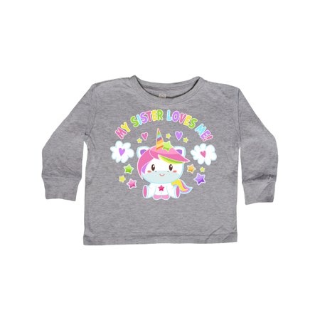 Inktastic My Sister Loves Me with Cute Rainbow Unicorn Gift Toddler Boy or Toddler Girl Long Sleeve T-Shirt
Inktastic My Sister Loves Me with Cute Rainbow Unicorn Gift Toddler Boy or Toddler Girl Long Sleeve T-Shirt