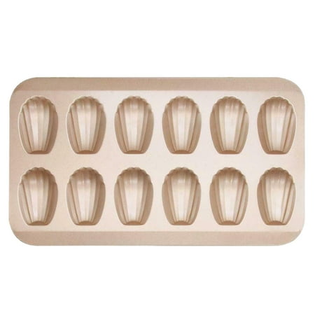 Vervmczn 12Cup Shell Shaped Nonstick Madeleine Pan Carbon Steel Mold Baking Mould Tools
Vervmczn 12Cup Shell Shaped Nonstick Madeleine Pan Carbon Steel Mold Baking Mould Tools