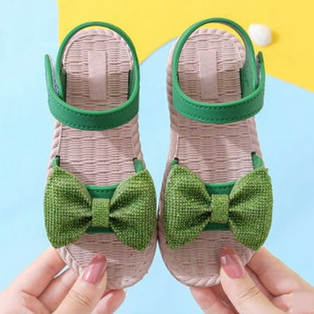 Huilaibazo 2-6Y Girls Sandals Toddler Kids Girls Soild Bowknot Princress Shoes Soft Sole Non Slip Summer Beach Sandals
Huilaibazo 2-6Y Girls Sandals Toddler Kids Girls Soild Bowknot Princress Shoes Soft Sole Non Slip Summer Beach Sandals