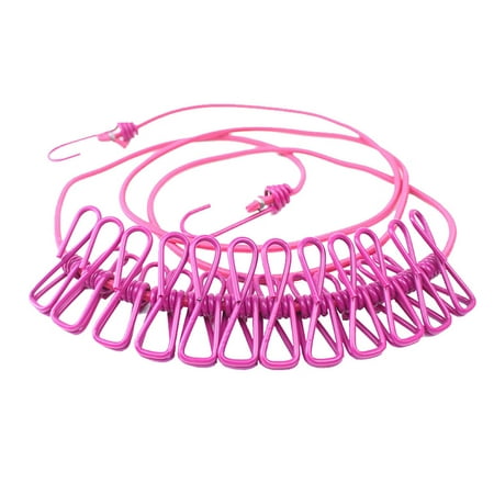KAFEUPS Portable Clothesline with 12 Clothespins Windproof Travel Clothesline Stretchy Retractable Elastic Laundry Clothes Line
KAFEUPS Portable Clothesline with 12 Clothespins Windproof Travel Clothesline Stretchy Retractable Elastic Laundry Clothes Line