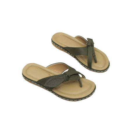 Daeful Womens Flip Flops Summer Flat Sandal Beach Thong Sandals Indoor Outdoor Casual Cool Slip On Slides Army Green 9
Daeful Womens Flip Flops Summer Flat Sandal Beach Thong Sandals Indoor Outdoor Casual Cool Slip On Slides Army Green 9