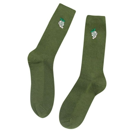 HIMIWAY Compression Socks Men Women New Cartoon Warm Cotton Socks Fruit Embroidery Hosiery Green One Size
HIMIWAY Compression Socks Men Women New Cartoon Warm Cotton Socks Fruit Embroidery Hosiery Green One Size