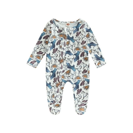 jaweiwi Baby Boys Girls Jumpsuit Long Sleeve Crew Neck Bull/Cactus/Horse Print Fall Romper Size 0 6 9 12 18 M
jaweiwi Baby Boys Girls Jumpsuit Long Sleeve Crew Neck Bull/Cactus/Horse Print Fall Romper Size 0 6 9 12 18 M