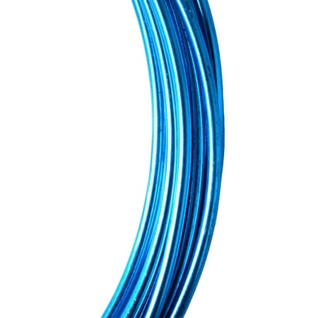 1 Roll Aluminum Wire Assorted Colors Great Quality Thickness Bendable Wires Fool-style Operation Handy to Install for Crafts DIY turkish blue
1 Roll Aluminum Wire Assorted Colors Great Quality Thickness Bendable Wires Fool-style Operation Handy to Install for Crafts DIY turkish blue