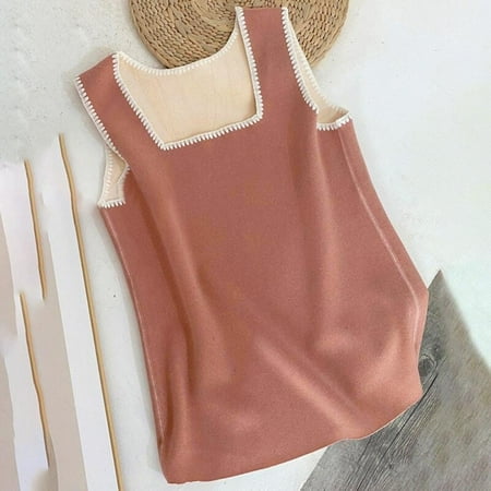 Elaydool Female Wide Shoulder Comfortable Breathable Square Neck Wide Brimmed Camisole Solid
Elaydool Female Wide Shoulder Comfortable Breathable Square Neck Wide Brimmed Camisole Solid