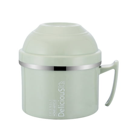Durable Stainless Steel 3 Tier bento Fastfood Cup W Soup Bowl New