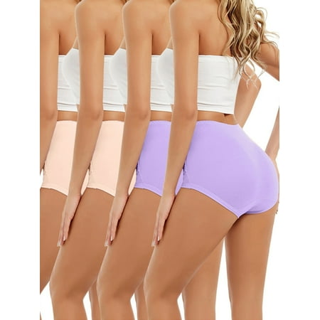 Grianlook Ladies 4 Pieces Lace Lingerie Tummy Control Solid Color Briefs High Waisted Panties Underwear
Grianlook Ladies 4 Pieces Lace Lingerie Tummy Control Solid Color Briefs High Waisted Panties Underwear