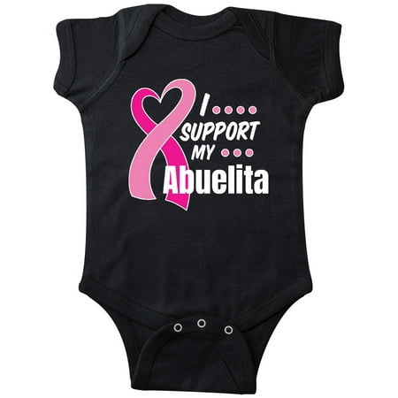 Inktastic Breast Cancer Awareness I Support My Abuelita Pink Ribbon Gift Baby Boy or Baby Girl Bodysuit
Inktastic Breast Cancer Awareness I Support My Abuelita Pink Ribbon Gift Baby Boy or Baby Girl Bodysuit