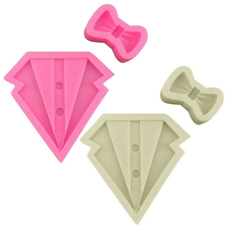 Skindy 3D Suit Shirt Bowknot Cake Mold Set - Food-Grade Non-Stick Silicone Bakeware for Baking and Desserts Kitchen Gadget Included
Skindy 3D Suit Shirt Bowknot Cake Mold Set - Food-Grade Non-Stick Silicone Bakeware for Baking and Desserts Kitchen Gadget Included