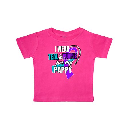 Inktastic Suicide Prevention I Wear Teal and Purple for My Pappy Gift Baby Boy or Baby Girl T-Shirt
Inktastic Suicide Prevention I Wear Teal and Purple for My Pappy Gift Baby Boy or Baby Girl T-Shirt