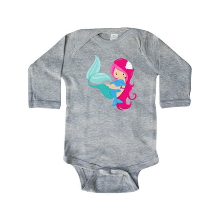 Inktastic Mermaid And Dolphin Mermaid With Pink Hair Gift Baby Girl Long Sleeve Bodysuit
Inktastic Mermaid And Dolphin Mermaid With Pink Hair Gift Baby Girl Long Sleeve Bodysuit