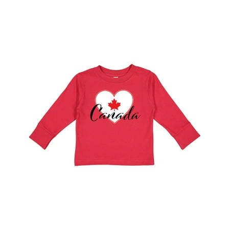 Inktastic Canada-heart and maple leaf Gift Toddler Boy or Toddler Girl Long Sleeve T-Shirt
Inktastic Canada-heart and maple leaf Gift Toddler Boy or Toddler Girl Long Sleeve T-Shirt