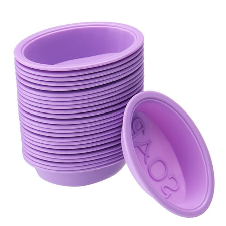 Tomfoto 25Pcs Handmade Silicone Soap Mold DIY Oval Making Baking Cupcake Mould
Tomfoto 25Pcs Handmade Silicone Soap Mold DIY Oval Making Baking Cupcake Mould