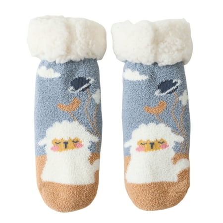Younar Kids Fuzzy Slipper Socks - Warm Fleece Slipper Socks | Cute Christmas Fuzzy Socks Soft Children Plush Socks Mid Tube Winter Socks for Children 1-3 Years Old
Younar Kids Fuzzy Slipper Socks - Warm Fleece Slipper Socks | Cute Christmas Fuzzy Socks Soft Children Plush Socks Mid Tube Winter Socks for Children 1-3 Years Old