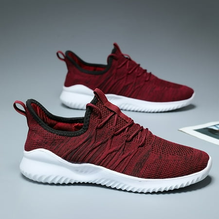 Men s Trendy Solid Colour Woven Knit Breathable Running Shoes Comfy Non Slip Durable Soft Sole Sneakers For Men s Outdoor Activities
Men s Trendy Solid Colour Woven Knit Breathable Running Shoes Comfy Non Slip Durable Soft Sole Sneakers For Men s Outdoor Activities