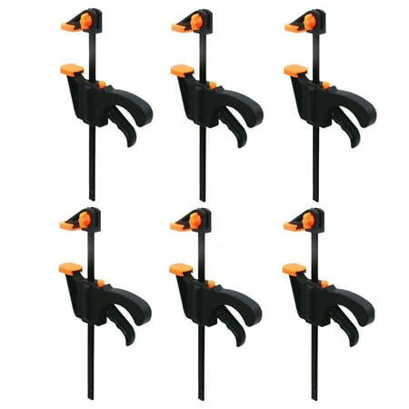 Riapawel 6 Pcs Bar Clamps for Woodworking 4 inch Grip Clamps Light-Duty F Clamp Woodworking Hand Tool
Riapawel 6 Pcs Bar Clamps for Woodworking 4 inch Grip Clamps Light-Duty F Clamp Woodworking Hand Tool