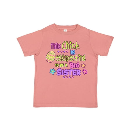 Inktastic This Chick is Eggspecting to Be a Big Sister with Egg and Flowers Gift Toddler Toddler Girl T-Shirt 
Inktastic This Chick is Eggspecting to Be a Big Sister with Egg and Flowers Gift Toddler Toddler Girl T-Shirt