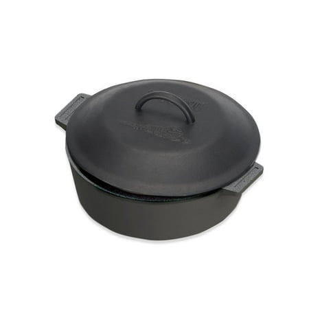 Bayou Classic 4 Qt. Covered Cast Iron Round Casserole with Lid