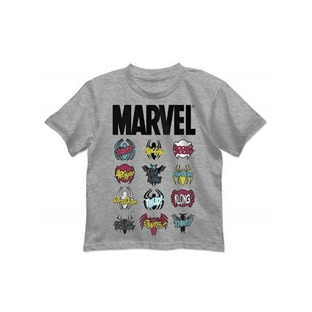 Marvel Little Boys Spiderman Grided Spidey Tee