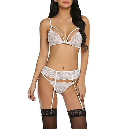 Sehao Plus Size Underwear Women Lingerie Sets With Garter Belt 3 Piece Lace Teddy Babydoll Bodysuit Embroidery Nightgown Nightwear With Thong Lace
Sehao Plus Size Underwear Women Lingerie Sets With Garter Belt 3 Piece Lace Teddy Babydoll Bodysuit Embroidery Nightgown Nightwear With Thong Lace