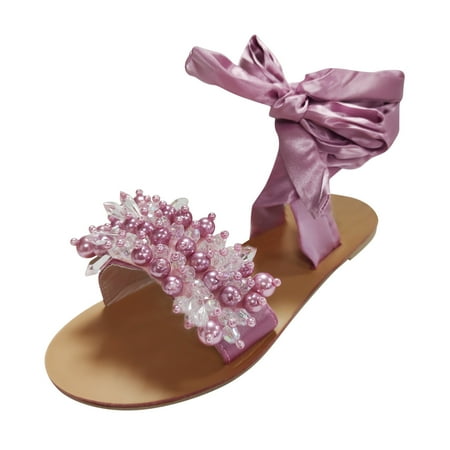 Youmylove Women Flats Beaded Open Toe Comfort Casual Beach Shoes Cross Strap Sandals Trendy Leisure Simple Shoes Female Footwear
Youmylove Women Flats Beaded Open Toe Comfort Casual Beach Shoes Cross Strap Sandals Trendy Leisure Simple Shoes Female Footwear