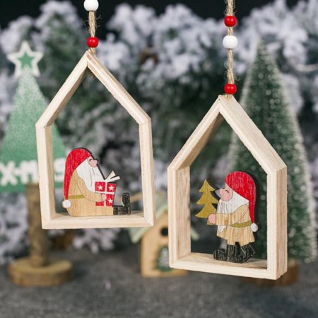 ZDMATHE Handmade Wooden Santa Claus Three-Dimensional Color Pendants Drop Omaments Christmas Tree Decorations
ZDMATHE Handmade Wooden Santa Claus Three-Dimensional Color Pendants Drop Omaments Christmas Tree Decorations