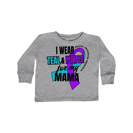 Inktastic Suicide Prevention I Wear Teal and Purple for My Mama Gift Toddler Boy or Toddler Girl Long Sleeve T-Shirt
Inktastic Suicide Prevention I Wear Teal and Purple for My Mama Gift Toddler Boy or Toddler Girl Long Sleeve T-Shirt