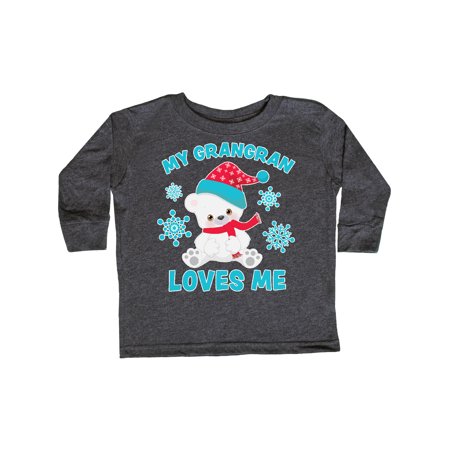 Inktastic Polar Bear My Grangran Loves Me in Santa Hat with Snowflakes Gift Toddler Boy or Toddler Girl Long Sleeve T-Shirt
Inktastic Polar Bear My Grangran Loves Me in Santa Hat with Snowflakes Gift Toddler Boy or Toddler Girl Long Sleeve T-Shirt