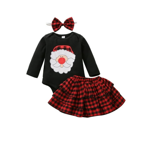 School Shirts for Teen Girls Baby Girls Cotton Autumn Christmas Long Sleeve Print Romper Bodysuit Plaid Skirts Headbands Set Clothes Headband Girl
School Shirts for Teen Girls Baby Girls Cotton Autumn Christmas Long Sleeve Print Romper Bodysuit Plaid Skirts Headbands Set Clothes Headband Girl