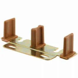 6PC Prime Line Prime Line N6796 161148 By-Pass Door Guide 3-15/16 By 7/8 Inch (Case of 6) 
6PC Prime Line Prime Line N6796 161148 By-Pass Door Guide 3-15/16 By 7/8 Inch (Case of 6)