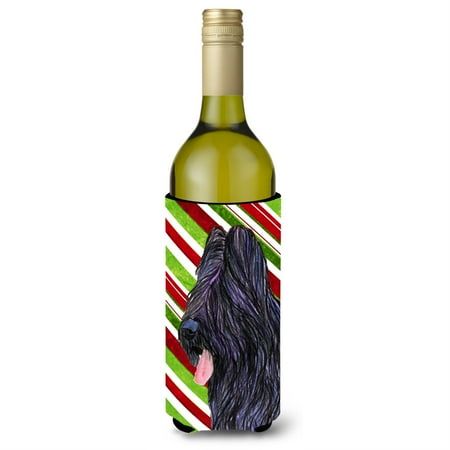 Briard Candy Cane Holiday Christmas Wine Bottle Beverage Insulator Beverage Insulator Hugger
Briard Candy Cane Holiday Christmas Wine Bottle Beverage Insulator Beverage Insulator Hugger