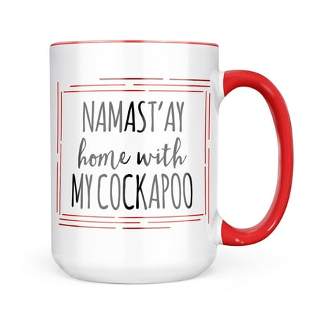Christmas Cookie Tin Namast ay Home With My Cockapoo Simple Sayings Mug gift for Coffee Tea lovers
Christmas Cookie Tin Namast ay Home With My Cockapoo Simple Sayings Mug gift for Coffee Tea lovers