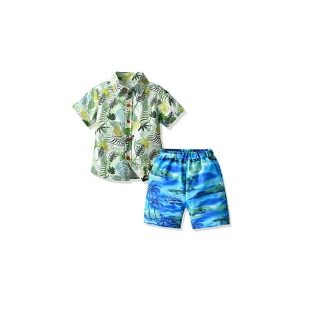 Xingqing Baby Boy Outfit Set Turn-Down Collar Short Sleeve Shirt+ Shorts Summer Clothes Set
Xingqing Baby Boy Outfit Set Turn-Down Collar Short Sleeve Shirt+ Shorts Summer Clothes Set