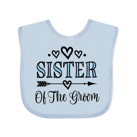 Inktastic Sister Of The Groom Wedding Party Gift Baby Girl Bib
Inktastic Sister Of The Groom Wedding Party Gift Baby Girl Bib
