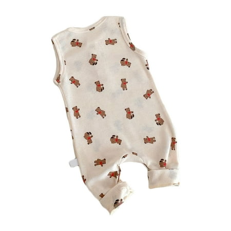 SIEYIO Baby Summer Outfits Sleeveless Romper Cartoon Bear Jumpsuit Toddler Cotton Sweatshirt Fashion Boys Girls Unisex Clothes
SIEYIO Baby Summer Outfits Sleeveless Romper Cartoon Bear Jumpsuit Toddler Cotton Sweatshirt Fashion Boys Girls Unisex Clothes