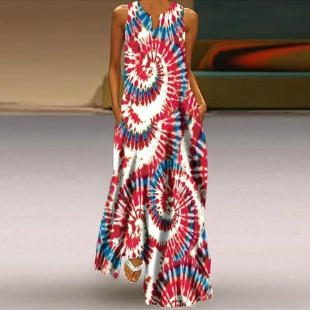Hvyesh Womens Summer Dresses 2023 Plus Size Elegant Long Dress Red White and Blue Pattern V Neck Sundresses Sleeveless Bohemian Dresses Red
Hvyesh Womens Summer Dresses 2023 Plus Size Elegant Long Dress Red White and Blue Pattern V Neck Sundresses Sleeveless Bohemian Dresses Red