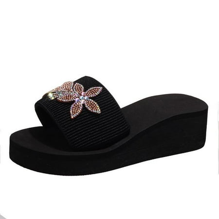 Women s Wedge Sandals Open Toe Casual Flower Slippers Platform Thicken Sole with Arch Support Summer Outdoor Beach Slides Shoes
Women s Wedge Sandals Open Toe Casual Flower Slippers Platform Thicken Sole with Arch Support Summer Outdoor Beach Slides Shoes