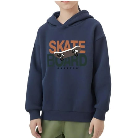 POIUYTR Unisex Kids Soft Brushed Fleece Hooded Sweatshirt Classic Casual Letter Print Pullover Hoodie for Boys or Girls 2024 Fall Winter
POIUYTR Unisex Kids Soft Brushed Fleece Hooded Sweatshirt Classic Casual Letter Print Pullover Hoodie for Boys or Girls 2024 Fall Winter