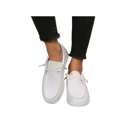 Crocowalk Women Canvas Shoe Slip On Walking Shoes Lightweight Casual Sneakers Ladies Flats Outdoor Low Top Breathable Loafers White 7
Crocowalk Women Canvas Shoe Slip On Walking Shoes Lightweight Casual Sneakers Ladies Flats Outdoor Low Top Breathable Loafers White 7