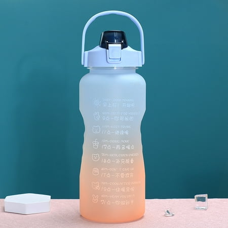 1.5/2L Leakproof Tritran BPA Free Water Bottle with Motivational Time Marker Daily Use for Fitness and Outdoor Sport 1.5L Blue Orange Gradient
1.5/2L Leakproof Tritran BPA Free Water Bottle with Motivational Time Marker Daily Use for Fitness and Outdoor Sport 1.5L Blue Orange Gradient