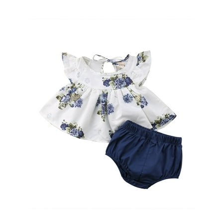 Frobukio 22Pcs Newborn Baby Girls Summer Clothes Sets Flying Sleeves Floral Tops Dress + Short Bloomers Outfits White 6-12 Months
Frobukio 22Pcs Newborn Baby Girls Summer Clothes Sets Flying Sleeves Floral Tops Dress + Short Bloomers Outfits White 6-12 Months