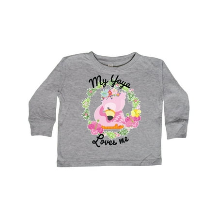Inktastic Baby Flamingo My Yaya Loves Me with Flower Wreath Gift Toddler Boy or Toddler Girl Long Sleeve T-Shirt
Inktastic Baby Flamingo My Yaya Loves Me with Flower Wreath Gift Toddler Boy or Toddler Girl Long Sleeve T-Shirt