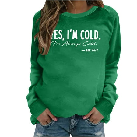 Ziloco Fashion Women s Round Neck Casual Long Sleeve Printed Sweatshirt Tops Blouse fall fashion for women corset tops Green XL
Ziloco Fashion Women s Round Neck Casual Long Sleeve Printed Sweatshirt Tops Blouse fall fashion for women corset tops Green XL