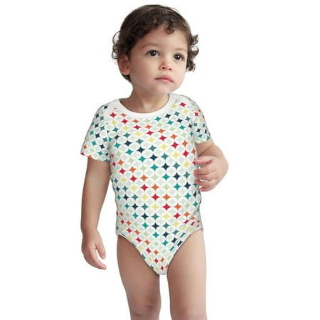 Fotbe Colorful Geometric Pattern Unisex-baby Short-sleeve Bodysuit Short Sleeve Bodysuits One-piece 100% Organic Cotton for Infant Baby Boys Unisex-6 Months
Fotbe Colorful Geometric Pattern Unisex-baby Short-sleeve Bodysuit Short Sleeve Bodysuits One-piece 100% Organic Cotton for Infant Baby Boys Unisex-6 Months