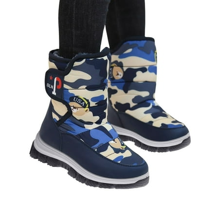 RUICUW Children Shoes Thick Sole Plus Velvet Thickening Snow Boots Fashionable Boys And Girls Outdoor Snow Boots 10.5-11 Years
RUICUW Children Shoes Thick Sole Plus Velvet Thickening Snow Boots Fashionable Boys And Girls Outdoor Snow Boots 10.5-11 Years